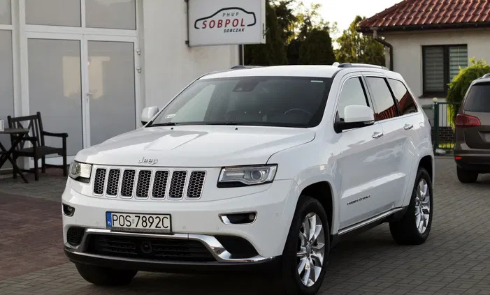 wielkopolskie Jeep Grand Cherokee cena 129150 przebieg: 128104, rok produkcji 2016 z Chocianów